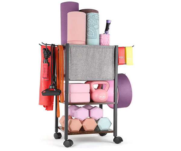 Rolling Yoga Storage System