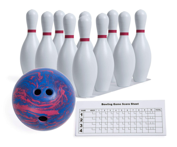 Rubber Bowling Practice Kit