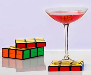 Rubik’s Cube Coasters