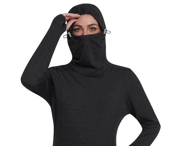 Running Pullover with Built-In Balaclava