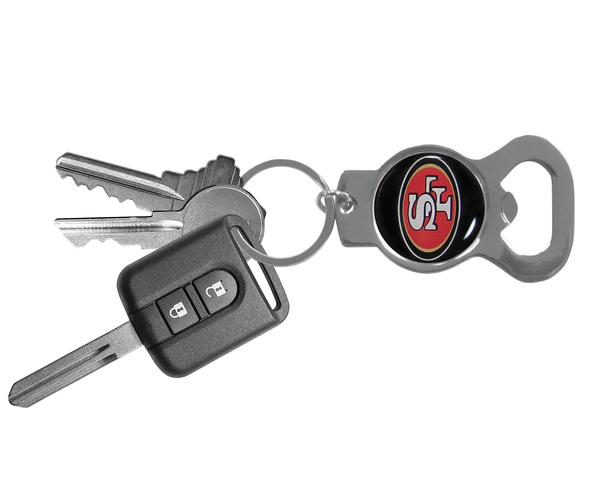San Francisco 49ers Bottle Opener Keychain