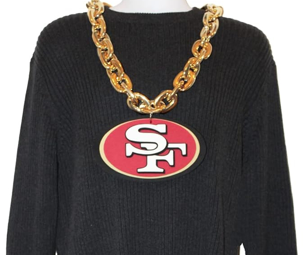 San Francisco 49ers Gold Game Chainz