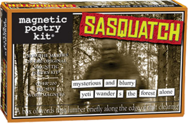 Sasquatch Magnetic Poetry Kit