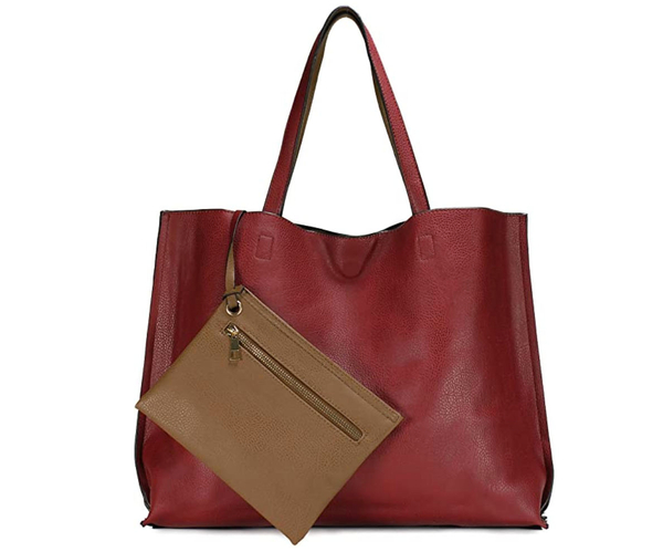 Scarleton Reversible Vegan Leather Tote