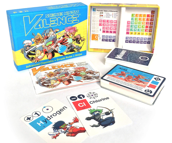 Science Ninjas Valence Chemistry Card Game