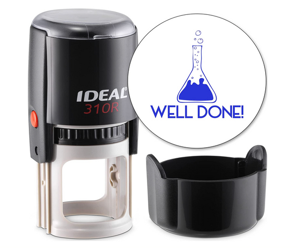 Science Teacher Well Done Stamp