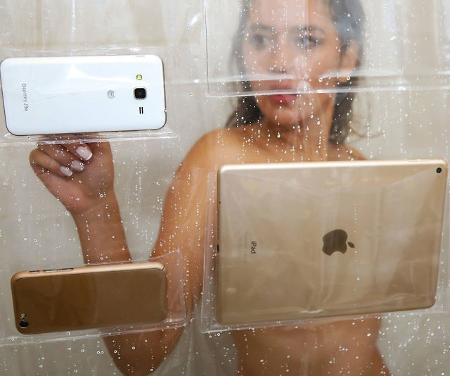 Screenholder Shower Curtain