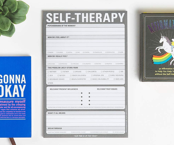 Self Therapy Checklist Pad