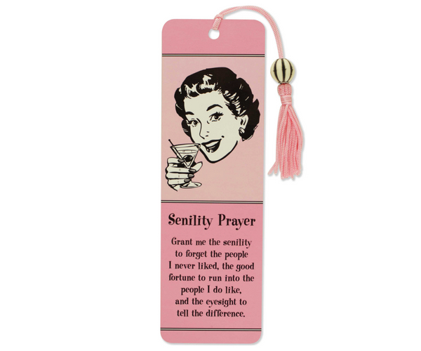Senility Prayer Bookmark