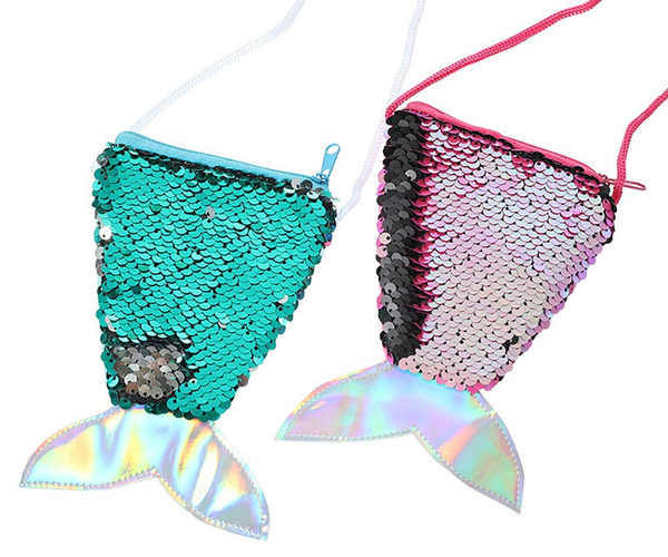 Sequin Flip Mini Mermaid Coin Purse