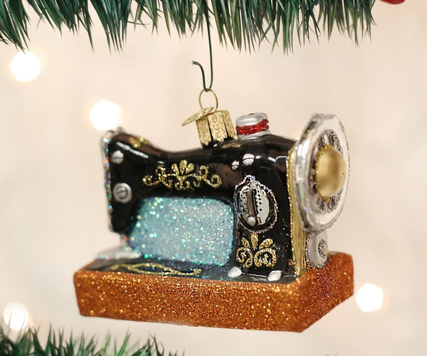 Sewing Machine Christmas Tree Ornament