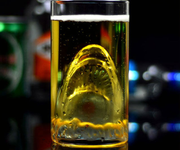 Shark Attack Beer Glass