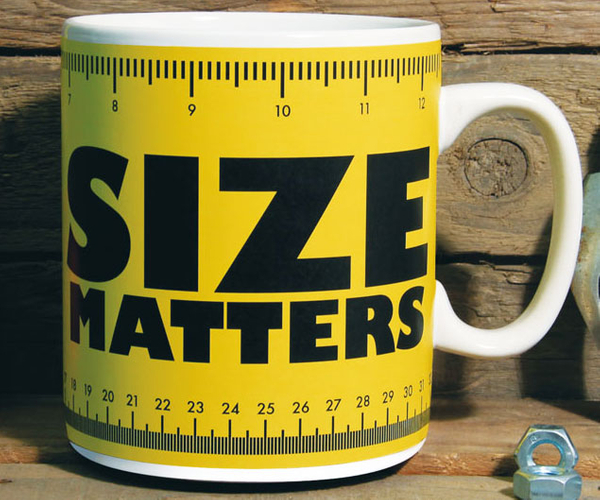 Size Matters Extra Large Coffee Mug