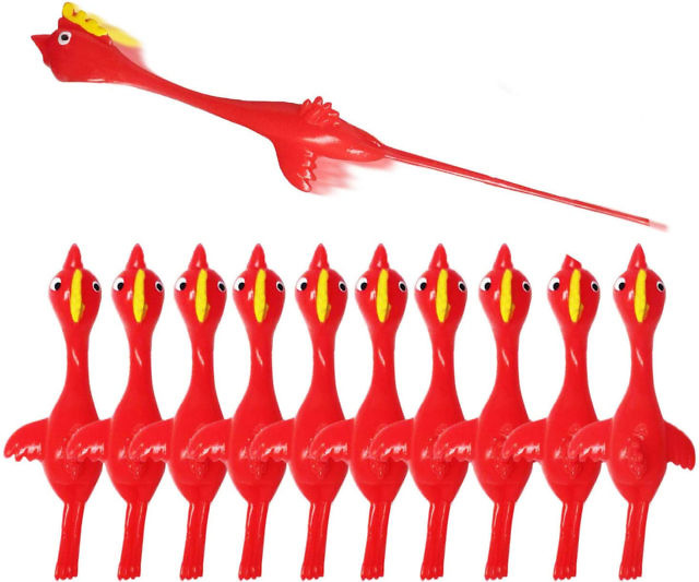 Slingshot Rubber Chickens