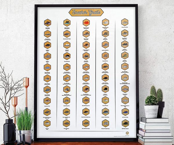 Sneaker Grail Scratch-Off Poster