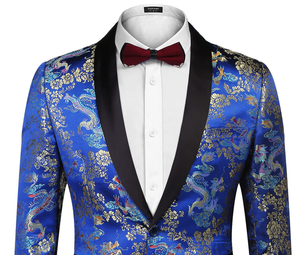 Snoop Dogg Style Tuxedo Jacket