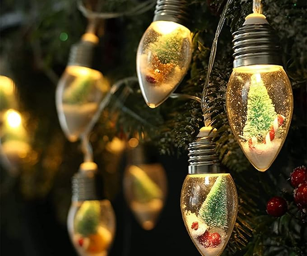 Snowglobe Christmas Lights