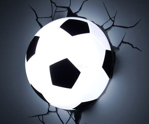 3D Soccer Ball Lamp