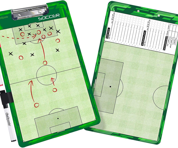 Soccer Coach's Dry Erase Clipboard