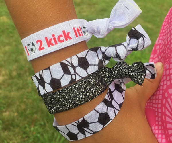 Soccer Themed Hair Accessories