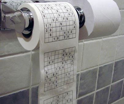Sudoku Toilet Paper