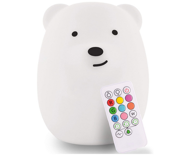 Soft Happy Bear Night Light