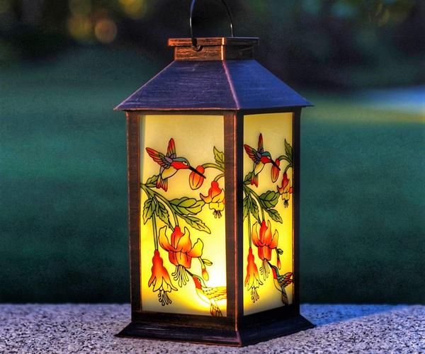 Solar Hummingbird Lantern