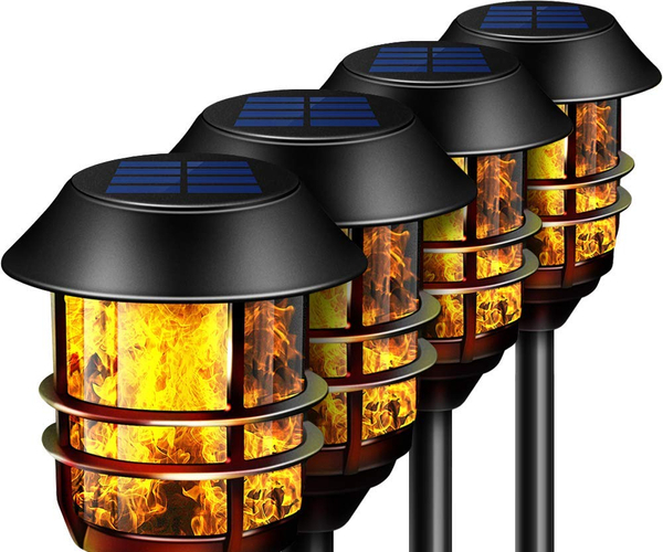 Solar Powered Realistic Torch Lights