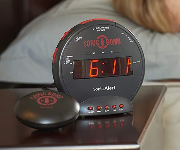 Sonic Bomb Extra Loud Alarm Clock and Bed Shaker