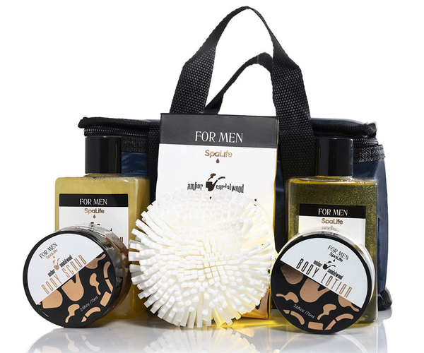 SpaLife Luxury Sandalwood Gift Box for Men