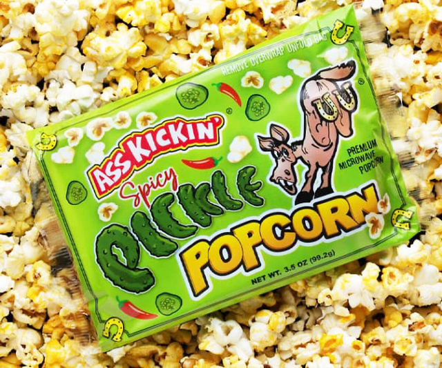 Spicy Dill Pickle Popcorn