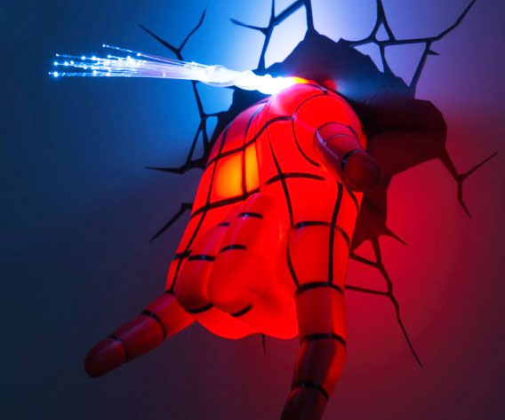 3D Spider-Man Hand Night Light