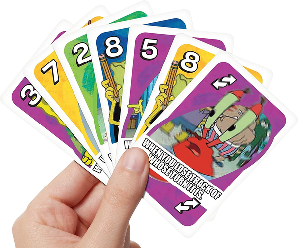 Spongebob Uno Game