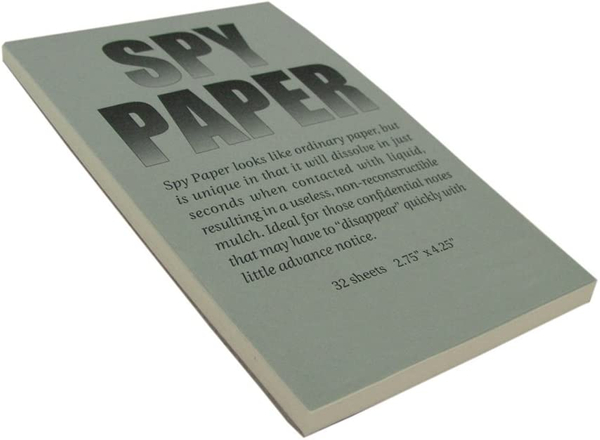 Spy Paper Dissolving Paper