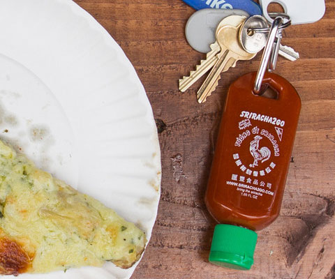 Sriracha To Go Bottle Keychain