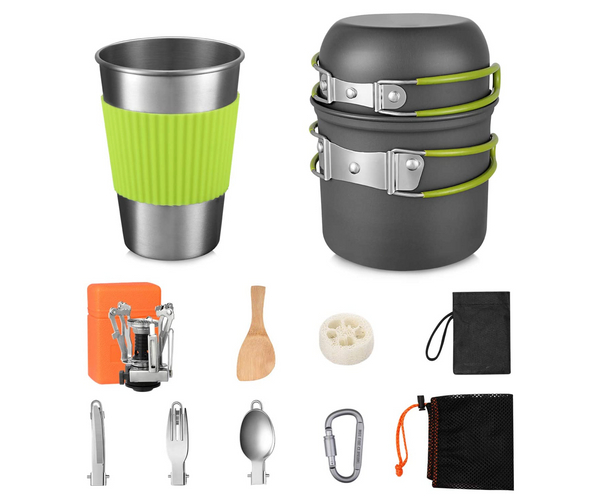 Stainless Steel Complete Outdoor Activity Mess Kit