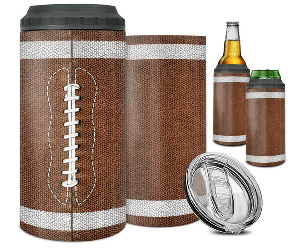 Stainless Steel Football Can Cooler