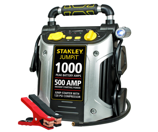 Stanley JumpIt Car Starter, Light and Air Compressor