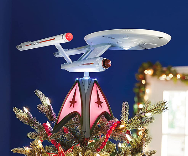 Star Trek Funny Christmas Tree Topper