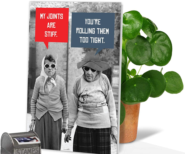 Stiff Joints Funny Birthday Card