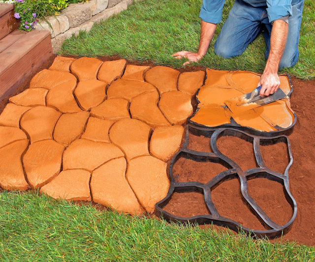 Stone Paver Walk Way Mold