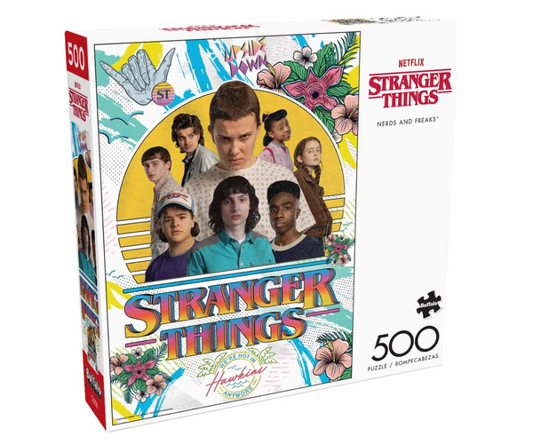 Stranger Things Nerds and Freaks Puzzle