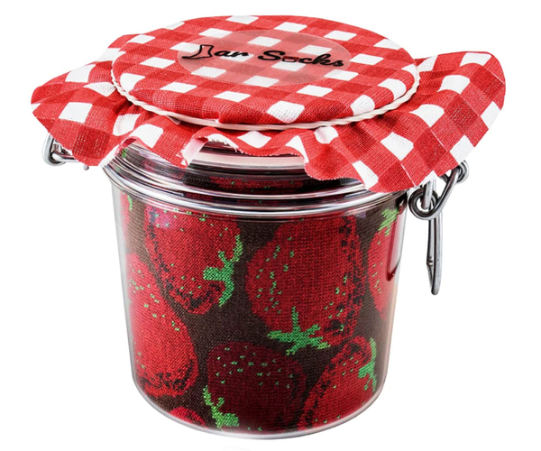 Strawberry Jam Jar Socks