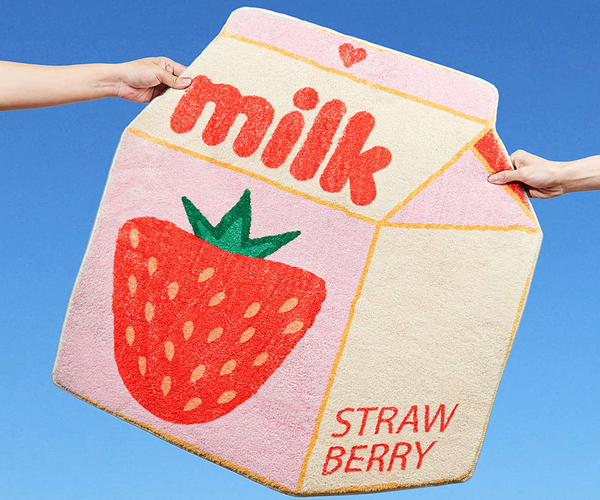Strawberry Milk Rug