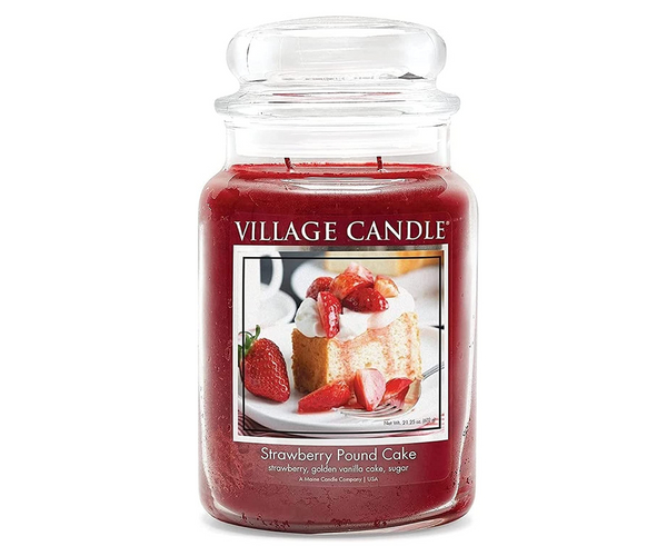 Strawberry Pound Cake Candle