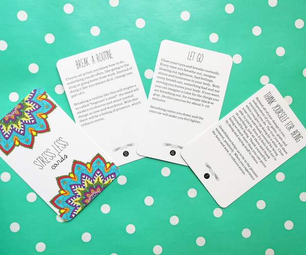 Stress Less Mindfulness Cards