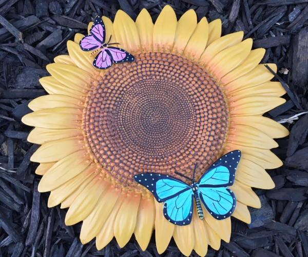Sunflower Garden Stepping Stone