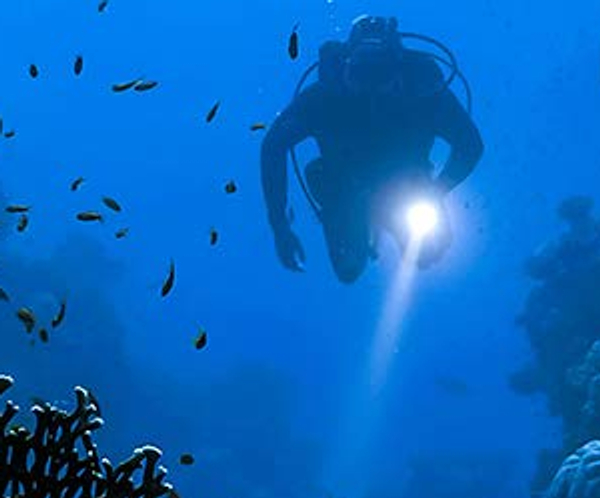 Superpowered Amphibious Flashlight