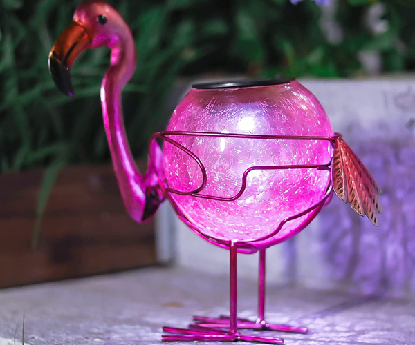 Tabletop Flamingo Lantern