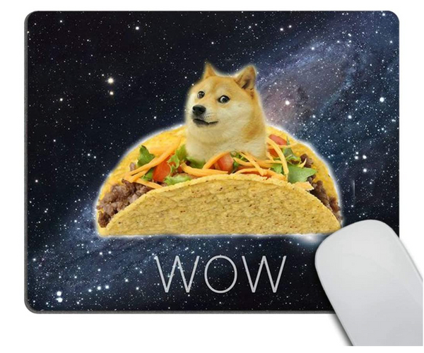Taco Doge Funny Mouse Pad